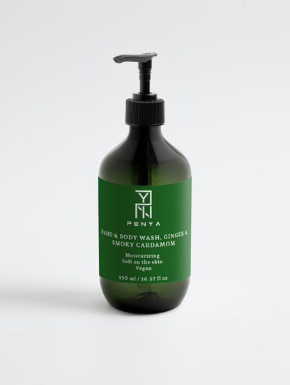 Hand & Body Wash, Ginger & Smoky Cardamom