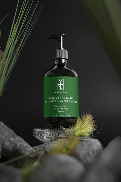 Hand & Body Wash, Patchouli & Amber Vanilla