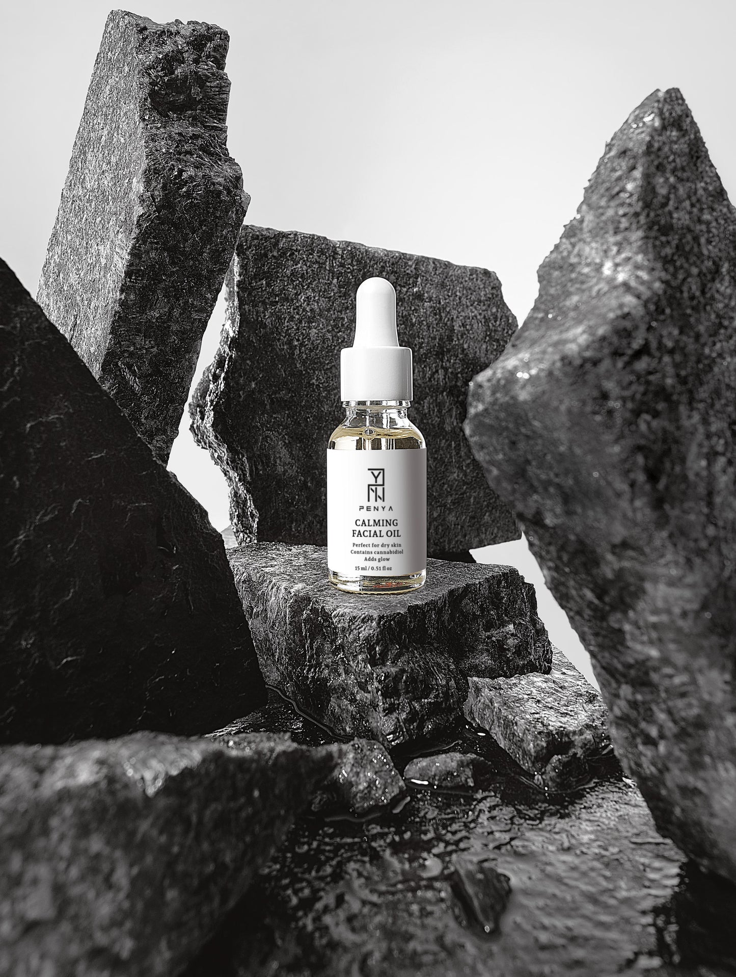 Calming Facial Oil - Hemp Seed oil & Cannabidiol (15ml)